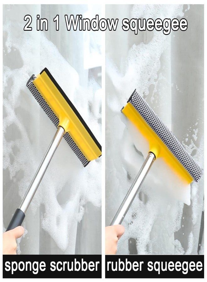 MuLing Windshield Car Squeegee and Collapsible Washing Bucket Combo Set, 2 in 1Window Squeegee with Long Handle - Image 5